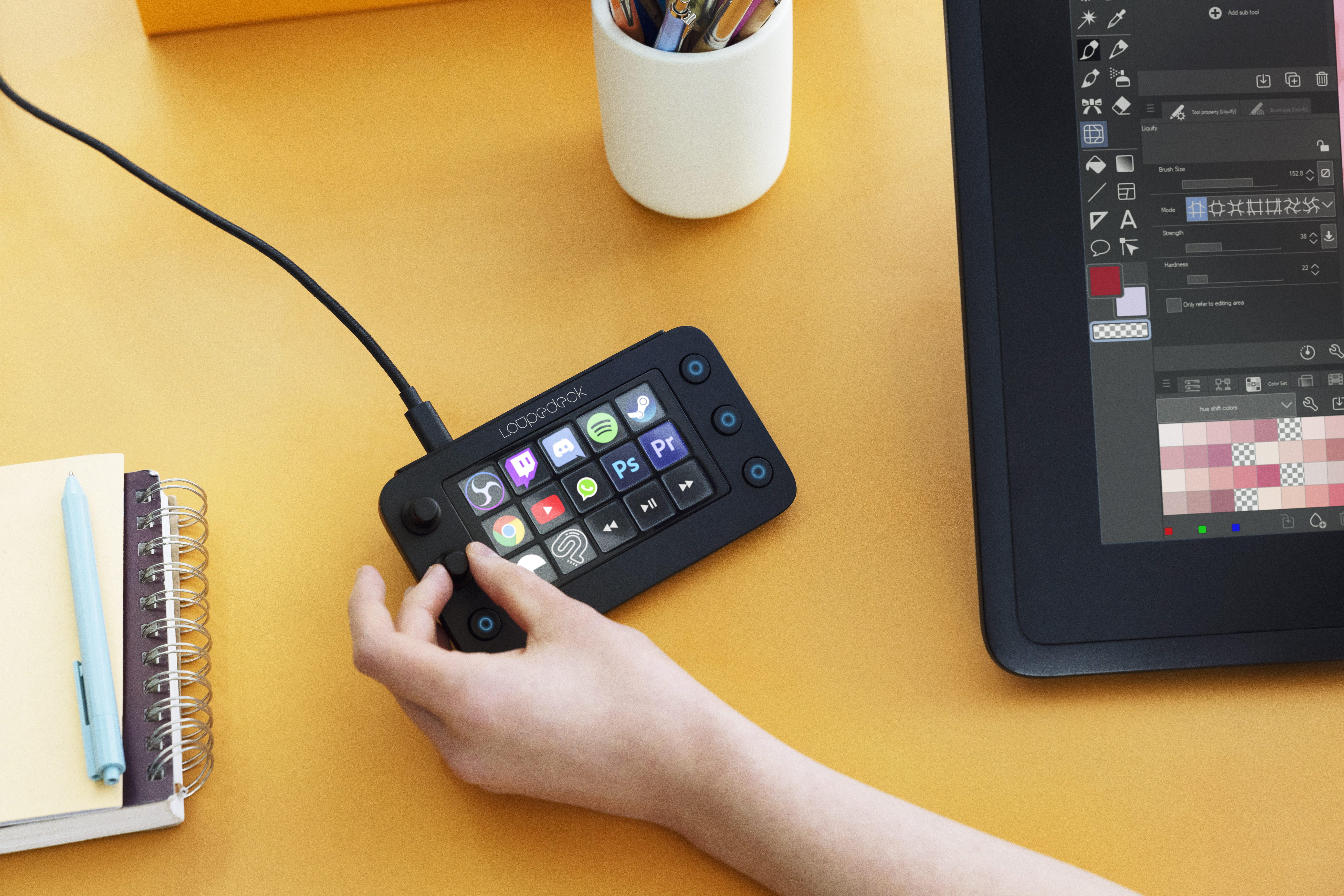 Today, Loupedeck announced its new streaming console, Loupedeck