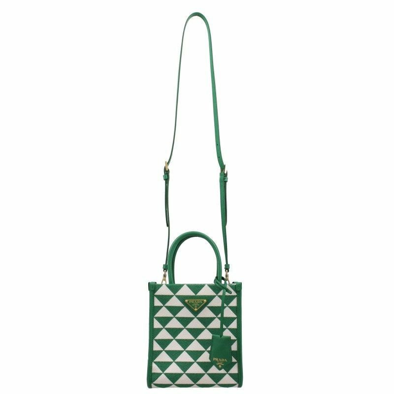 プラダ PRADA ショルダーバッグ レディース グリーン 1BA355 V OOM