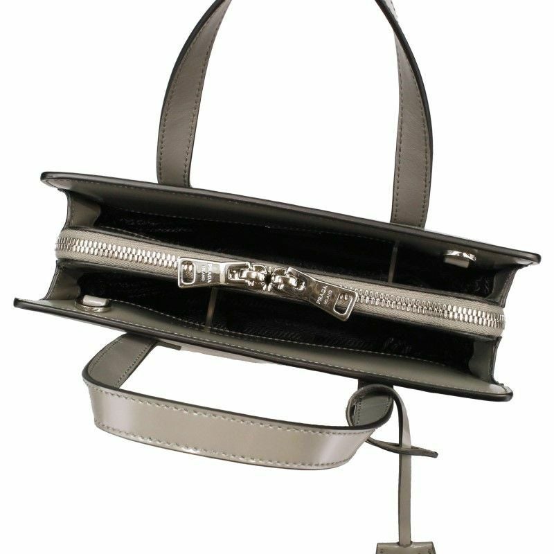 プラダ PRADA ハンドバッグ レディース SPAZZOLATO グレー 1BA357 V