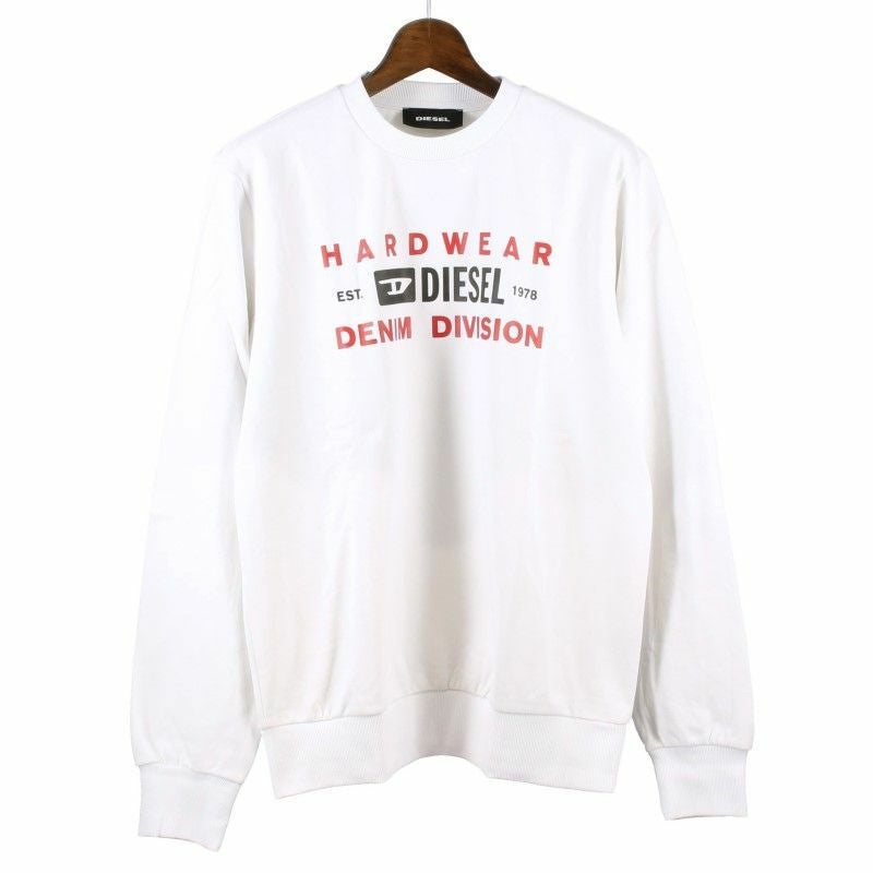 ディーゼル DIESEL トレーナー メンズ ホワイト Sサイズ A00320-0HAYT