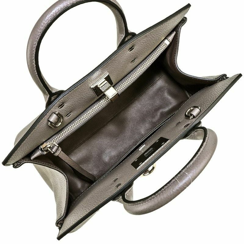 フェラガモ Ferragamo トートバッグ レディース ガンチーニ グレー