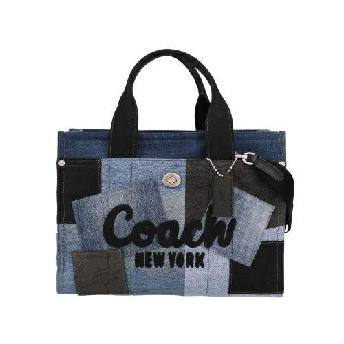 コーチ トートバッグ レディース カーゴ トート パッチワーク ブルー