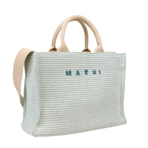 マルニ トートバッグ かごバッグ カゴ レディース ブルー MARNI