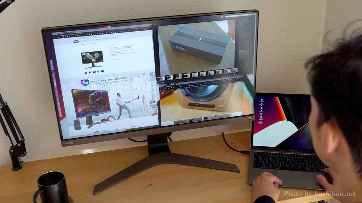 BenQ EW2880U レビュー｜5万円!? treVoloスピーカー内蔵 28インチ4K