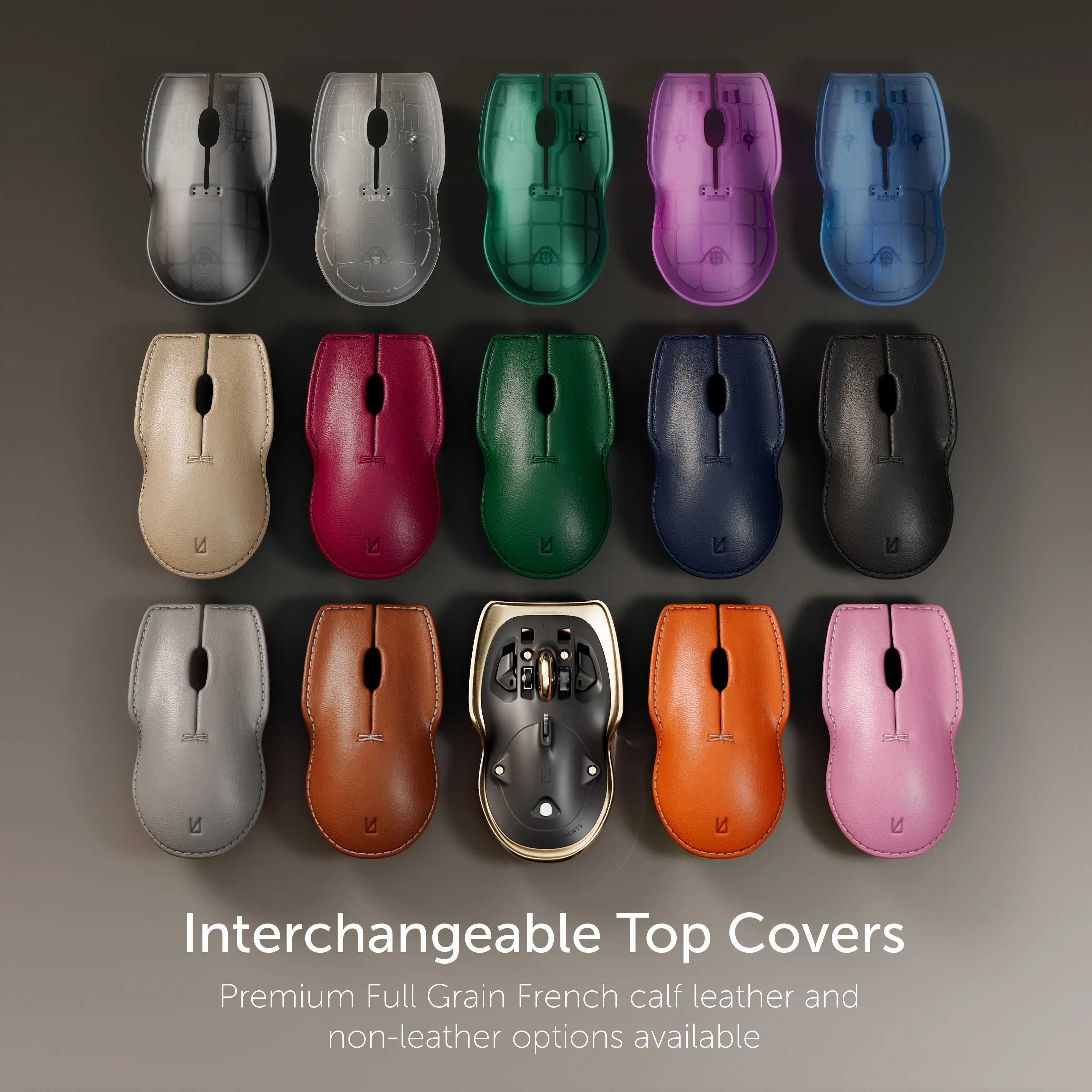 Wireless Computer Mouse - Pointer Instrument | Modernist Brown