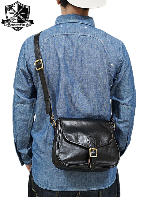 INCEPTION（インセプション） 】 ホースハイドメールバッグ S [ 馬革