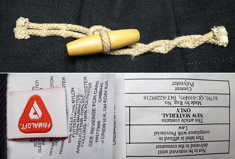 J.CREW Wool Melton Duffle Coat(NX-631) ジェイクルー ダッフルコート