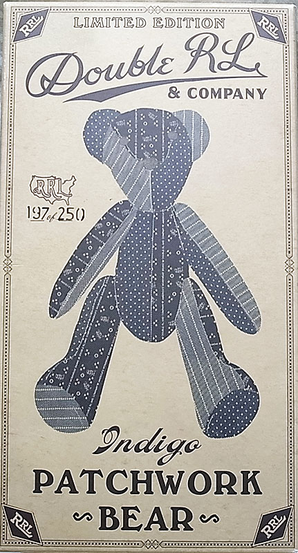 RRL LIMITED Indigo Patch Work BEAR 197/250 ダブルアールエル