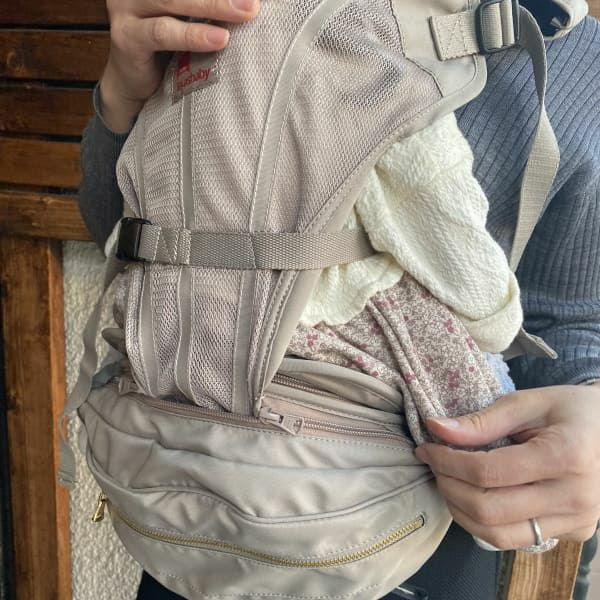 ダッグスリー（DaG3）テラスベビーヒップシート【ベージュ】折りたたみ