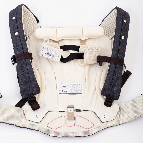 サンアンドビーチ(sun&beach)デニムネイビー(OM-1)新生児から3歳頃まで