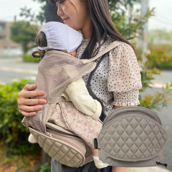 最新ダッグツー(DaG2)ヒップシート カームベージュ 1歳2歳3歳4歳 20kg