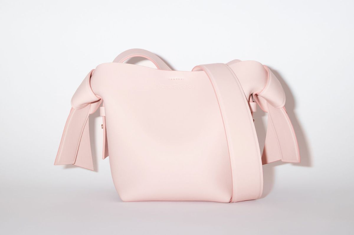 Acne Studios: Musubi Shoulder Bag - Powder Pink - Luxferity