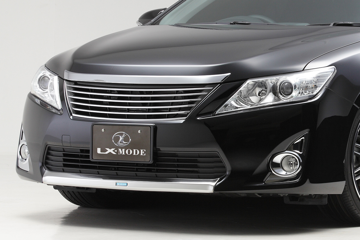 LXマークレスフロントグリル+フードトップモールセット | LX-MODE