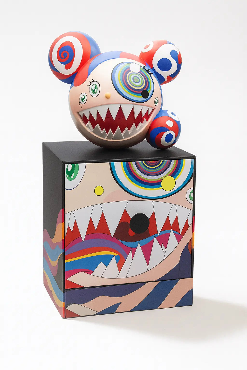 Takashi Murakami – Mr. Dob Figure Bait Red Vinyl Sculpture 2016