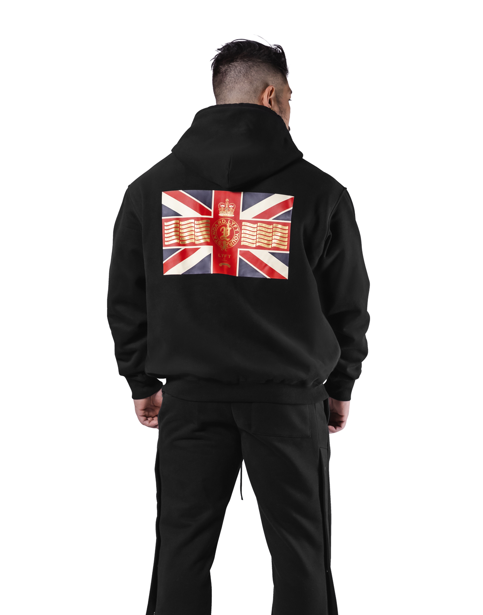 Classic Flag Zip-Up Hoodie - Black – LÝFT