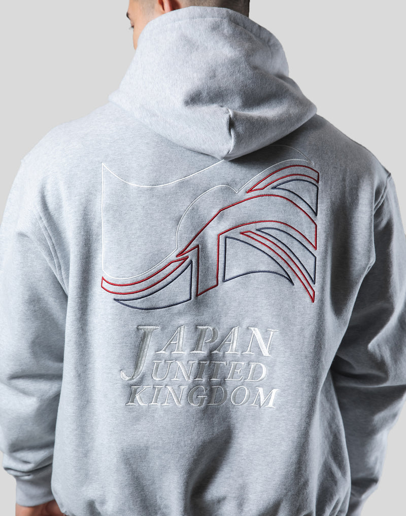 Mixed Flag ZipUp Hoodie - Grey – LÝFT