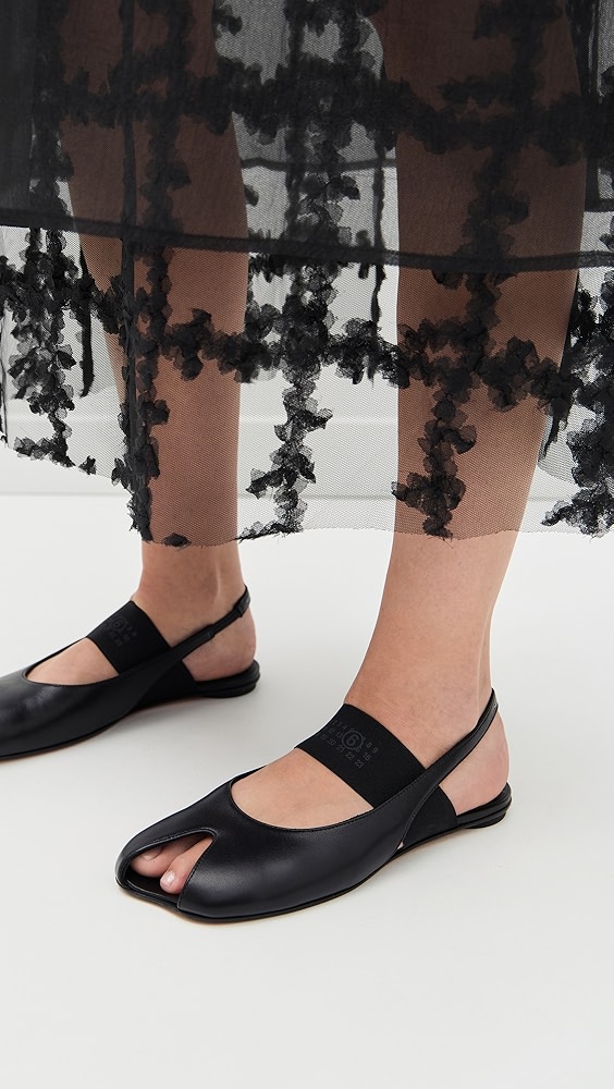 MM6 Maison Margiela Anatomic Numeric Slingback Sandals | Shopbop