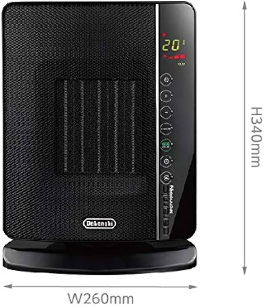 Amazon | デロンギ(DeLonghi) セラミック ファンヒーター ブラック