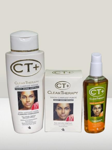 Amazon.com : CT+ Clear Therapy Skin Lightening Set, 3-Piece Beauty