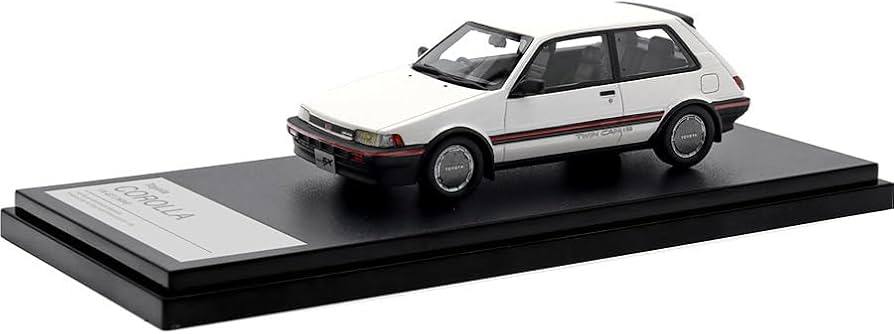 Amazon | Hi Story 1/43 トヨタ カローラ FX-GT (1984) ホワイト 完成