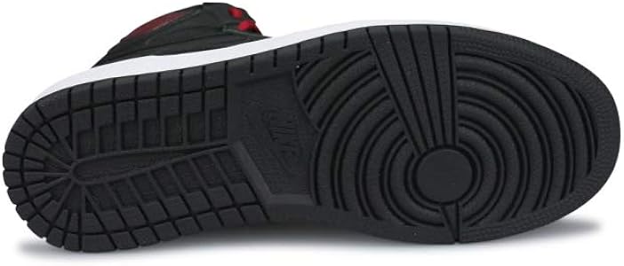 Amazon | Jordan Air 1 レトロハイOG (ブラックサテン) | バスケットボール