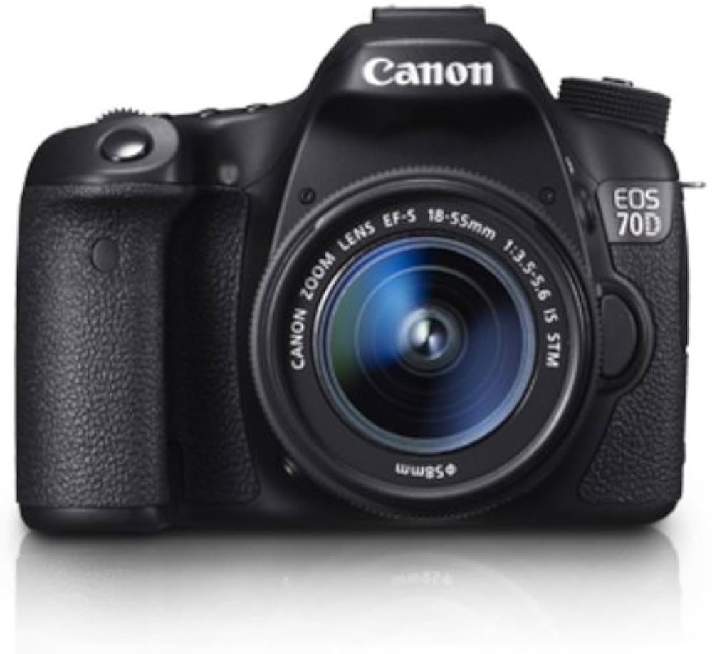 Buy Canon EOS 70D 20.2MP Digital SLR Camera (Black) with EF-S 18
