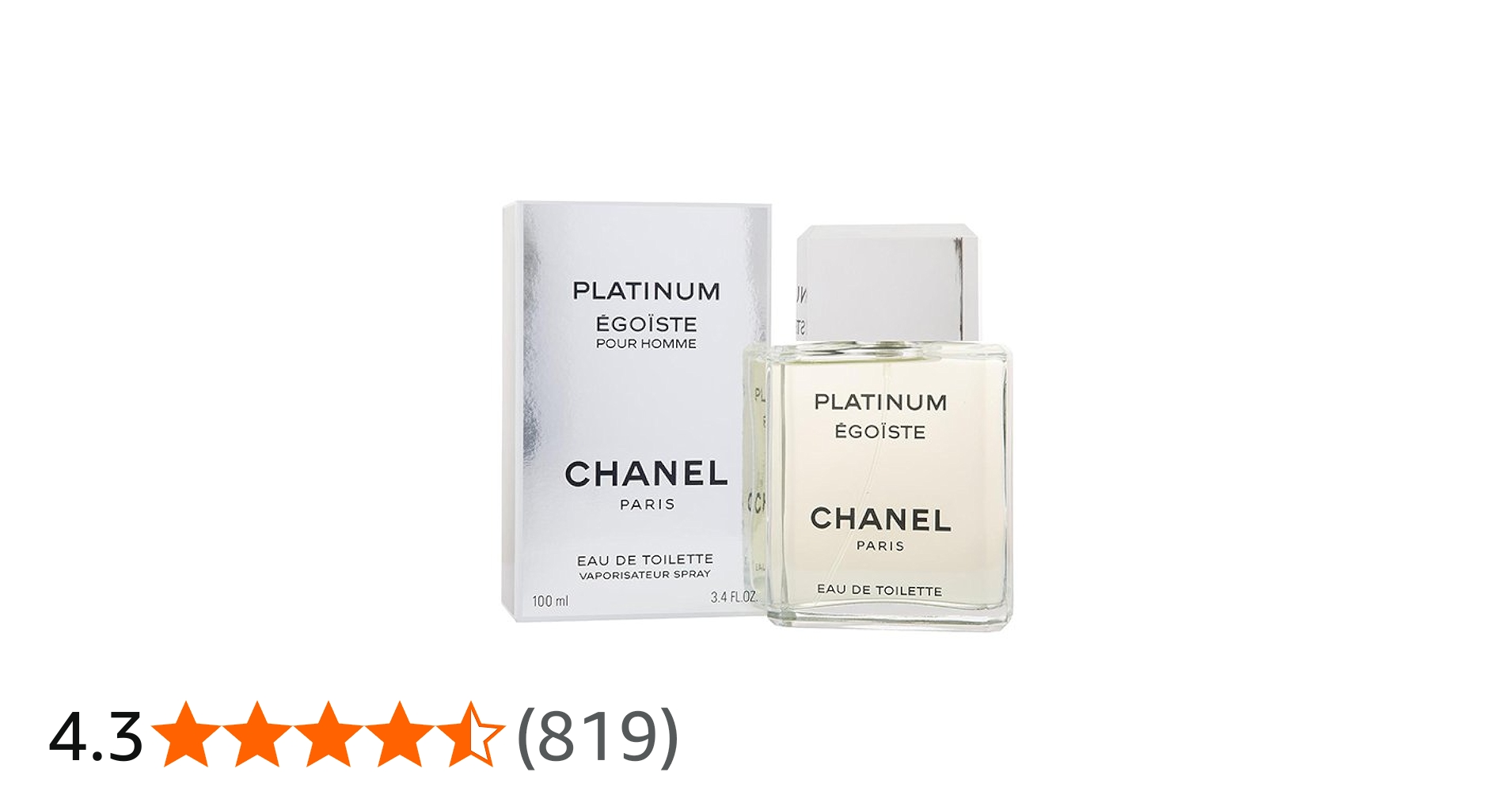 Amazon.co.jp: シャネル CHANEL エゴイスト プラチナム 100ml EDT SP