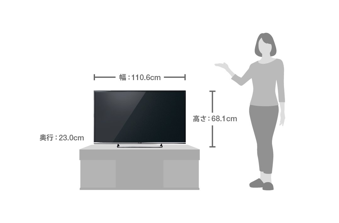 Amazon.co.jp: Panasonic 49V LCD TV, Viera TH-49CS650, Full High