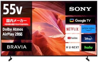 Amazon.co.jp: ソニー 55V型 4K 液晶 テレビ ブラビア KJ-55X80L
