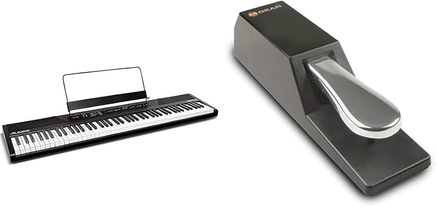 Amazon | Alesis 電子ピアノ 88鍵盤 フルサイズ・セミウェイト鍵盤