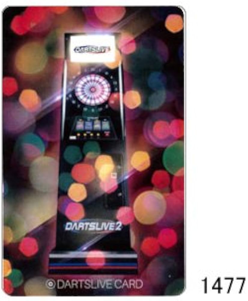 Amazon.co.jp: DARTS LIVE CARD［ダーツライブカード］ 1477 ダーツ