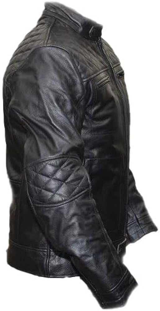 Amazon.co.jp: 激シブ 完全防備キルティングショルダー ライダース