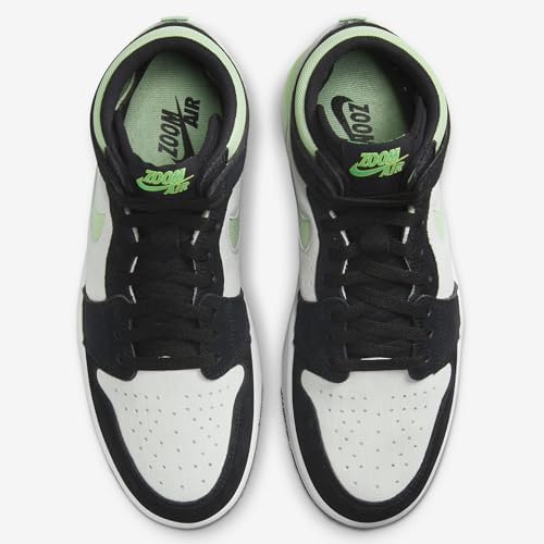 Nike Tênis masculino Air Jordan 1, Branco, preto, melada, verde