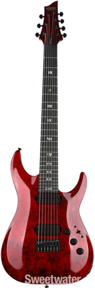 Amazon.com: Schecter C-7 Apocalypse - Red Reign : Musical Instruments