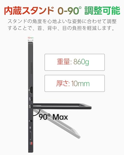 Intehill - モバイルモニター 3k モニター 16 インチ U16ZA の評価