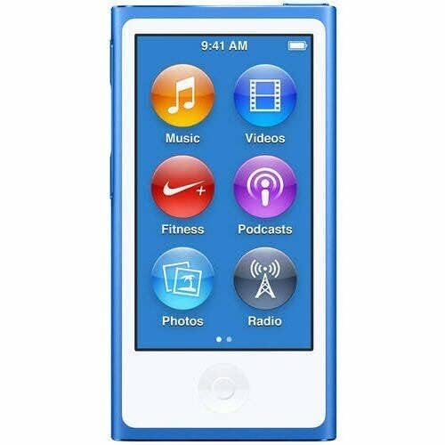 Amazon.co.jp: M-Player iPod Nano 第7世代対応 (16GB ブルー) : 家電