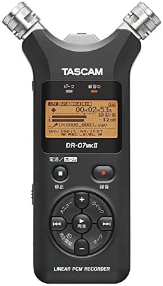 Amazon | TASCAM リニアPCMレコーダー DR-07MK2-JJ | ポータブル