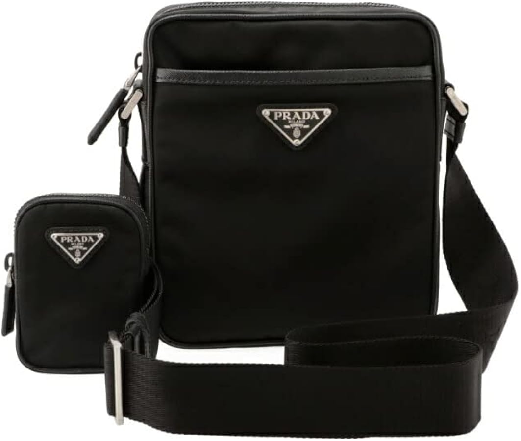 Amazon | [Prada] プラダ バッグ メンズ TESSUTO+SAFFIANO ショルダー