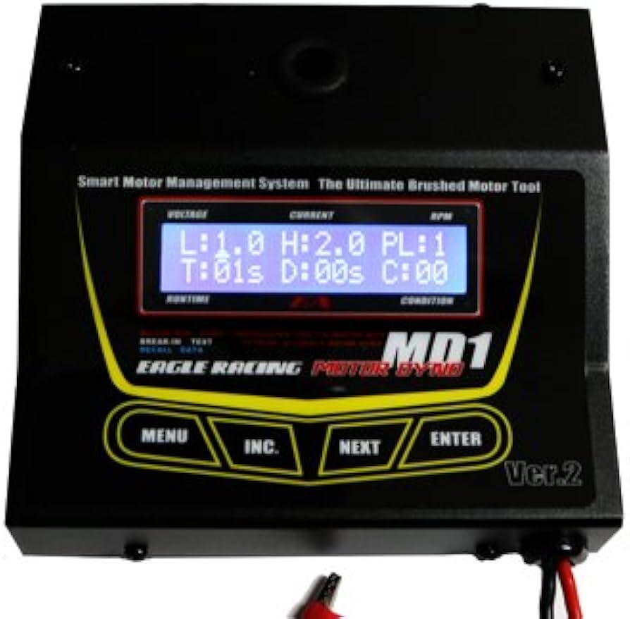 Amazon | モーターダイノMD1-V2 (ブラシモーター専用) 2493V2