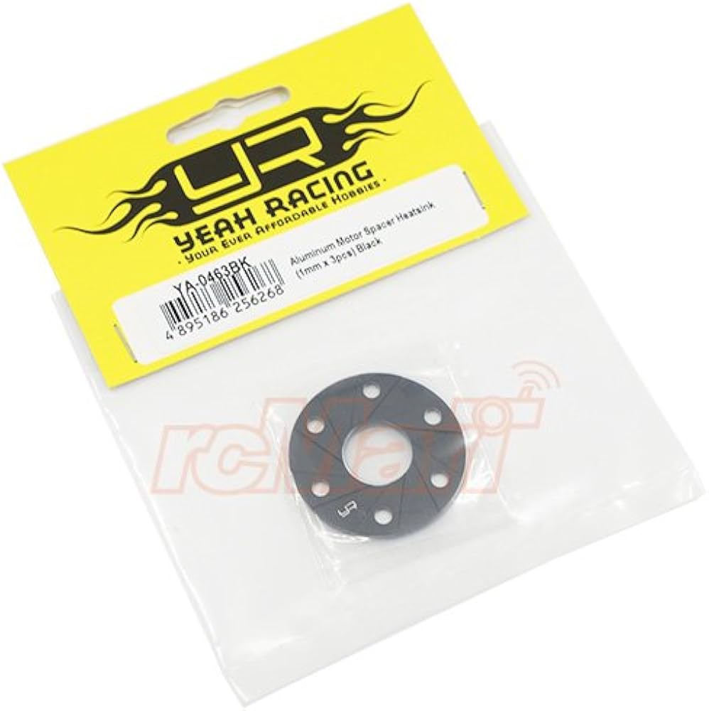 Amazon.com: Yeah Racing YA-0463BK Aluminum 540 Motor Spacer
