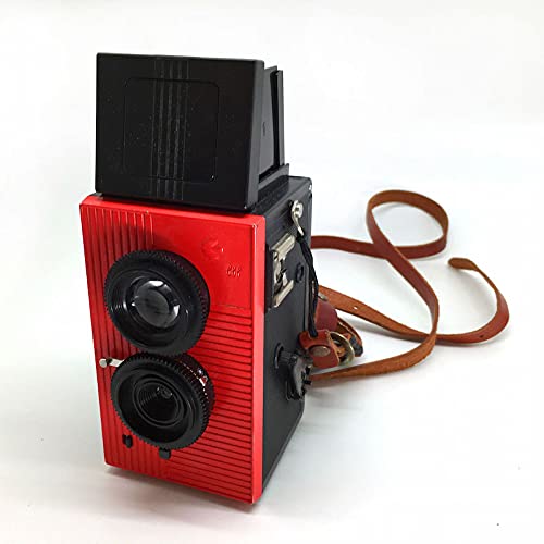 Amazon.co.jp: 【blackbird, fly(レッド)】35mmフィルム仕様の2眼レフ
