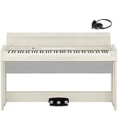 Amazon | KORG コルグ 電子ピアノ LP180 88鍵 ホワイト 白 譜面立てと
