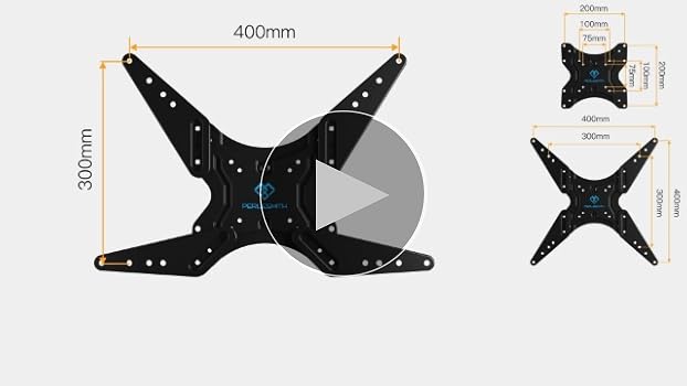 Amazon.com: PERLESMITH Full Motion TV Wall Mount for 26-60 Inch