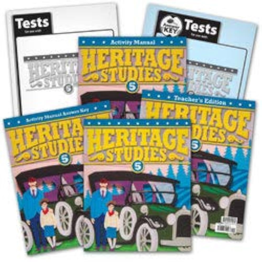 Heritage Studies 5 Subject Kit (4th ed.): BJU Press: Amazon.com: Books