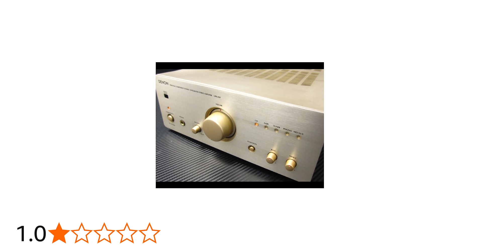 Amazon | DENON デノン D-F07 UPA-F07 プリメインアンプ | Denon