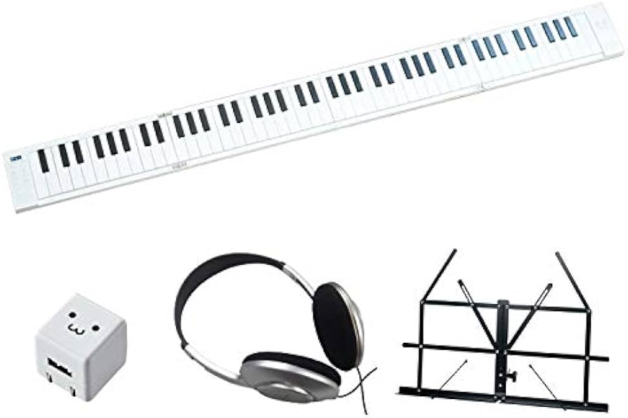 Amazon | TAHORNG 折りたたみ式 電子ピアノ ORIPIA88 USB充電器