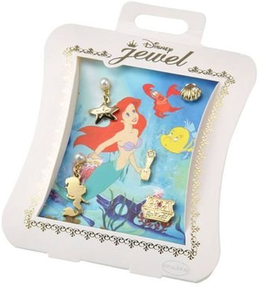 Amazon | ディズニーストア アリエル ピアス セット リトルマーメイド