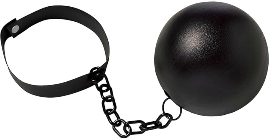 Amazon.com: Ball & Chain Plastic Accessory - 9.5