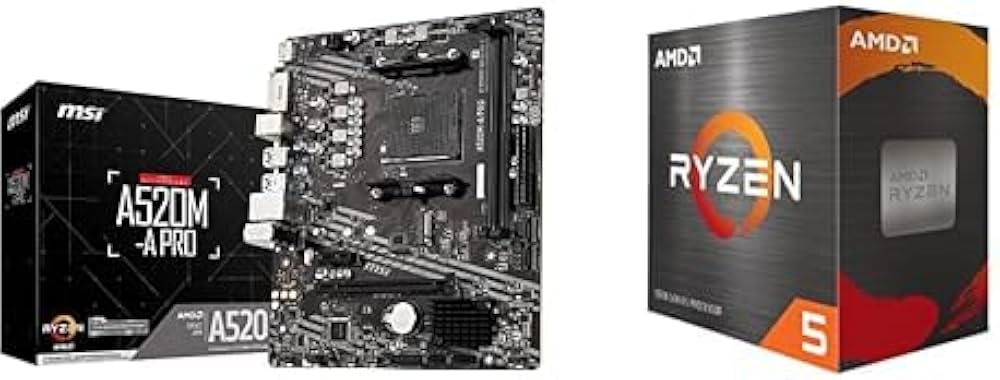 Amazon.co.jp: 【CPUセット】MSI マザーボードA520M-A PRO MB5136 +