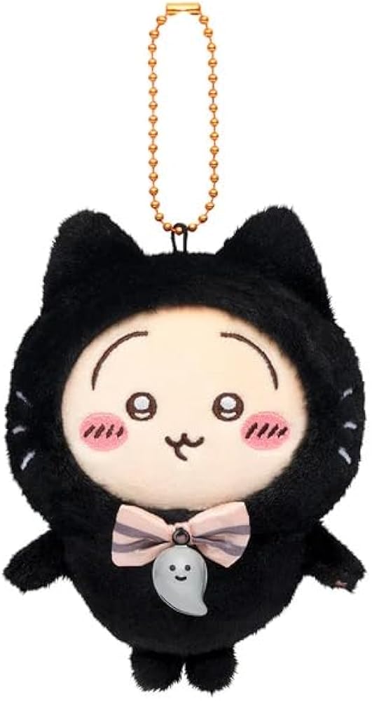 Amazon.co.jp: ちいかわ 黒猫のマスコット ぬいぐるみ うさぎ : おもちゃ